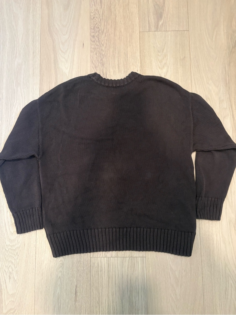 EUC | Gap 100% Cotton Oversized Crewneck Sweater | Size Medium | Terra Brown - Picture 5 of 7